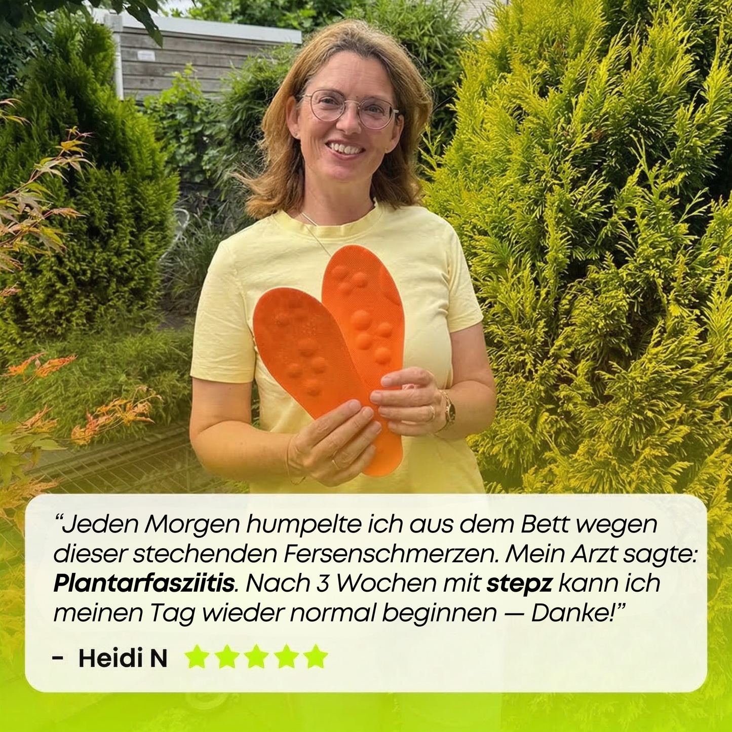 Entlastungssohlen bei Fersenschmerzen & Plantarfasziitis
